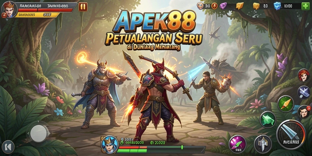 Tampilan gameplay APEK88 yang menakjubkan dengan petualangan yang mendebarkan.