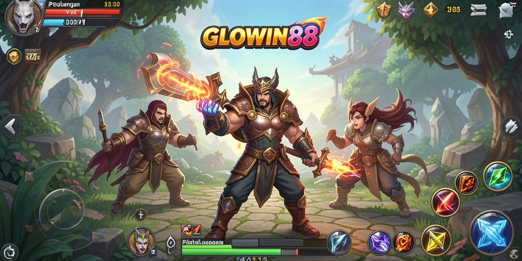 Screenshot dari gameplay GLOWIN88 yang mendebarkan dan penuh aksi.