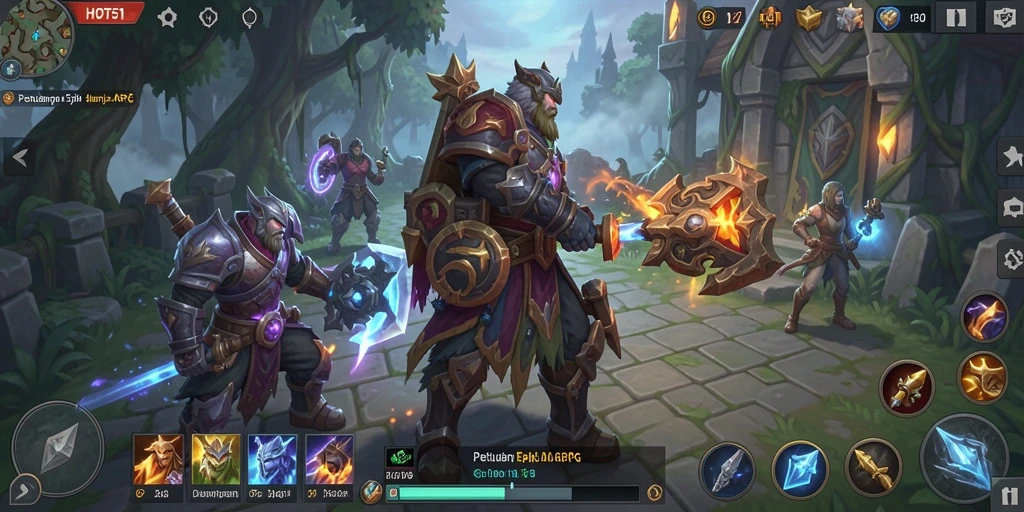 Tangkapan layar gameplay HOT51 menampilkan aksi pertempuran sengit dan grafis menawan.