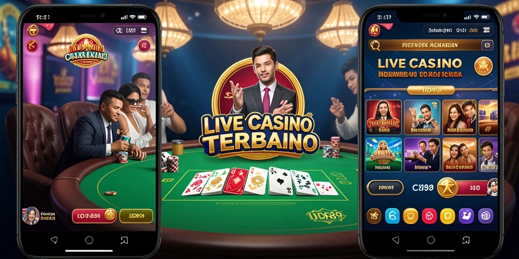Tampilan gameplay Live Casino yang menarik dan interaktif dari IDR89.