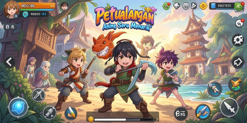 Tampilan dinamis gameplay MDG188 yang mengasyikkan.