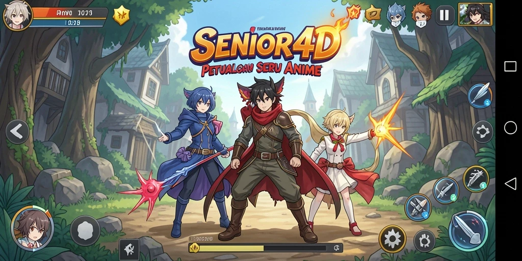Gameplay seru dan petualangan karakter Anime yang menakjubkan.