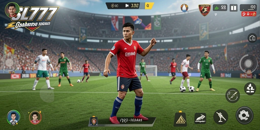 Tampilan gameplay SL777 yang menakjubkan saat pertandingan berlangsung.
