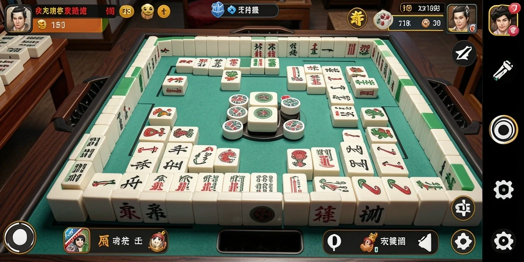 Screenshot utama Z18 menampilkan gameplay Mahjong yang seru.
